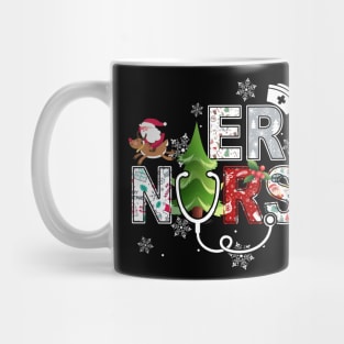 ER Nurse Stethoscope Christmas Tree Ornaments Decor Mug